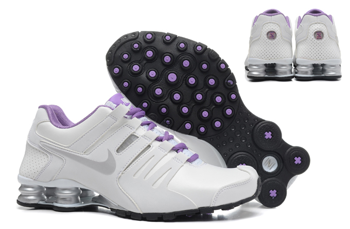 Nike Shox Argent Actuelle Des Femmes Pourpres